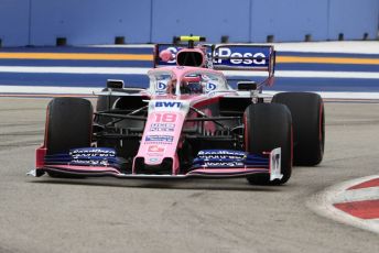 World © Octane Photographic Ltd. Formula 1 – Singapore GP - Practice 1. SportPesa Racing Point RP19 – Lance Stroll. Marina Bay Street Circuit, Singapore. Friday 20th September 2019.