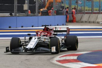 World © Octane Photographic Ltd. Formula 1 – Singapore GP - Practice 1. Alfa Romeo Racing C38 – Kimi Raikkonen. Marina Bay Street Circuit, Singapore. Friday 20th September 2019.