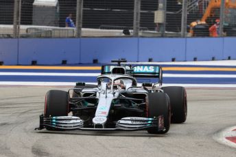 World © Octane Photographic Ltd. Formula 1 – Singapore GP - Practice 1. Mercedes AMG Petronas Motorsport AMG F1 W10 EQ Power+ - Lewis Hamilton. Marina Bay Street Circuit, Singapore. Friday 20th September 2019.