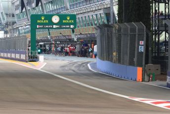World © Octane Photographic Ltd. Formula 1 – Singapore GP - Practice 1. Pit Lane exit. Marina Bay Street Circuit, Singapore. Friday 20th September 2019.