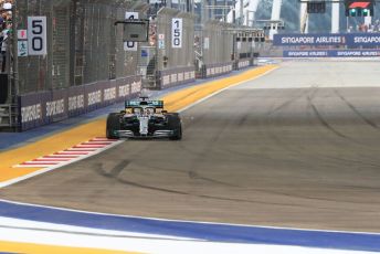 World © Octane Photographic Ltd. Formula 1 – Singapore GP - Practice 1. Mercedes AMG Petronas Motorsport AMG F1 W10 EQ Power+ - Lewis Hamilton. Marina Bay Street Circuit, Singapore. Friday 20th September 2019.