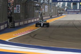 World © Octane Photographic Ltd. Formula 1 – Singapore GP - Practice 1. Mercedes AMG Petronas Motorsport AMG F1 W10 EQ Power+ - Lewis Hamilton. Marina Bay Street Circuit, Singapore. Friday 20th September 2019.
