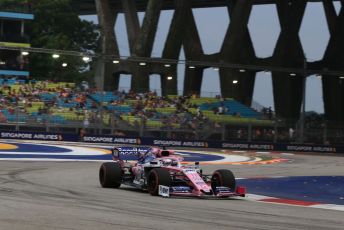World © Octane Photographic Ltd. Formula 1 – Singapore GP - Practice 1. SportPesa Racing Point RP19 - Sergio Perez. Marina Bay Street Circuit, Singapore. Friday 20th September 2019.