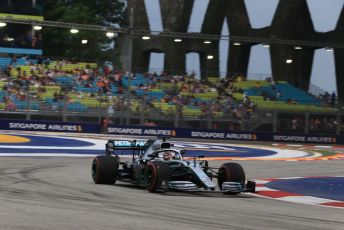 World © Octane Photographic Ltd. Formula 1 – Singapore GP - Practice 1. Mercedes AMG Petronas Motorsport AMG F1 W10 EQ Power+ - Lewis Hamilton. Marina Bay Street Circuit, Singapore. Friday 20th September 2019.