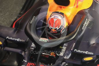 World © Octane Photographic Ltd. Formula 1 – Singapore GP - Practice 2. Aston Martin Red Bull Racing RB15 – Alexander Albon damages his front wing. Marina Bay Street Circuit, Singapore. Friday 20th September 2019.