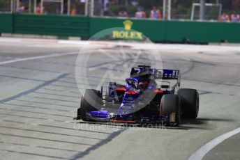 World © Octane Photographic Ltd. Formula 1 – Singapore GP - Practice 2. Scuderia Toro Rosso STR14 – Daniil Kvyat. Marina Bay Street Circuit, Singapore. Friday 20th September 2019.