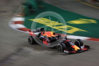 World © Octane Photographic Ltd. Formula 1 – Singapore GP - Practice 2. Aston Martin Red Bull Racing RB15 – Alexander Albon. Marina Bay Street Circuit, Singapore. Friday 20th September 2019.