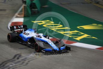 World © Octane Photographic Ltd. Formula 1 – Singapore GP - Practice 2. ROKiT Williams Racing FW 42 – George Russell. Marina Bay Street Circuit, Singapore. Friday 20th September 2019.