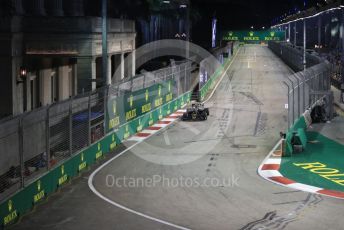 World © Octane Photographic Ltd. Formula 1 – Singapore GP - Practice 2. Haas F1 Team VF19 – Kevin Magnussen. Marina Bay Street Circuit, Singapore. Friday 20th September 2019.