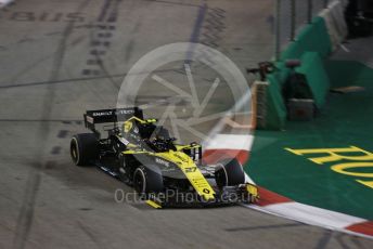 World © Octane Photographic Ltd. Formula 1 – Singapore GP - Practice 2. Renault Sport F1 Team RS19 – Nico Hulkenberg. Marina Bay Street Circuit, Singapore. Friday 20th September 2019.