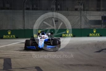 World © Octane Photographic Ltd. Formula 1 – Singapore GP - Practice 2. ROKiT Williams Racing FW 42 – George Russell. Marina Bay Street Circuit, Singapore. Friday 20th September 2019.