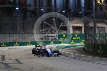 World © Octane Photographic Ltd. Formula 1 – Singapore GP - Practice 2. ROKiT Williams Racing FW42 – Robert Kubica. Marina Bay Street Circuit, Singapore. Friday 20th September 2019.