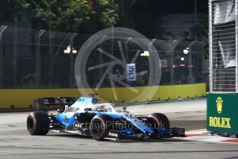 World © Octane Photographic Ltd. Formula 1 – Singapore GP - Practice 2. ROKiT Williams Racing FW 42 – George Russell. Marina Bay Street Circuit, Singapore. Friday 20th September 2019.