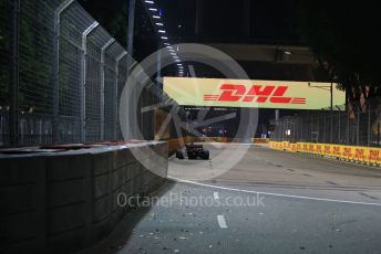 World © Octane Photographic Ltd. Formula 1 – Singapore GP - Practice 2. Haas F1 Team VF19 – Romain Grosjean. Marina Bay Street Circuit, Singapore. Friday 20th September 2019.