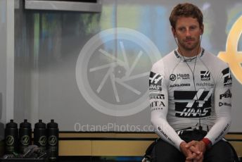 World © Octane Photographic Ltd. Formula 1 – Singapore GP - Practice 3. Haas F1 Team VF19 – Romain Grosjean. Marina Bay Street Circuit, Singapore. Saturday 21st September 2019.