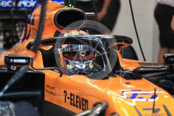 World © Octane Photographic Ltd. Formula 1 – Singapore GP - Practice 3. McLaren MCL34 – Carlos Sainz. Marina Bay Street Circuit, Singapore. Saturday 21st September 2019.