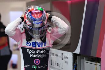 World © Octane Photographic Ltd. Formula 1 – Singapore GP - Practice 3. SportPesa Racing Point RP19 - Sergio Perez. Marina Bay Street Circuit, Singapore. Saturday 21st September 2019.
