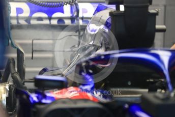 World © Octane Photographic Ltd. Formula 1 – Singapore GP - Practice 3. Scuderia Toro Rosso STR14 – Daniil Kvyat oil leak. Marina Bay Street Circuit, Singapore. Saturday 21st September 2019.