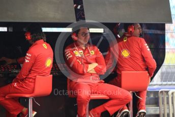 World © Octane Photographic Ltd. Formula 1 - Singapore GP - Practice 3. Mattia Binotto – Team Principal of Scuderia Ferrari. Marina Bay Street Circuit, Singapore. Saturday 21st September 2019.