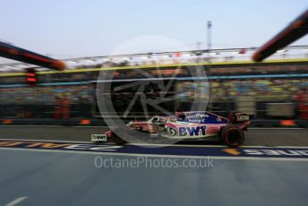 World © Octane Photographic Ltd. Formula 1 – Singapore GP - Practice 3. SportPesa Racing Point RP19 - Sergio Perez. Marina Bay Street Circuit, Singapore. Saturday 21st September 2019.