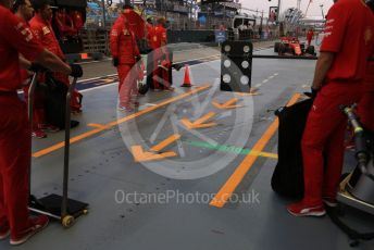 World © Octane Photographic Ltd. Formula 1 – Singapore GP - Practice 3. Scuderia Ferrari SF90 – Sebastian Vettel. Marina Bay Street Circuit, Singapore. Saturday 21st September 2019.