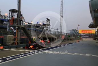 World © Octane Photographic Ltd. Formula 1 – Singapore GP - Practice 3. Scuderia Ferrari SF90 – Charles Leclerc. Marina Bay Street Circuit, Singapore. Saturday 21st September 2019.