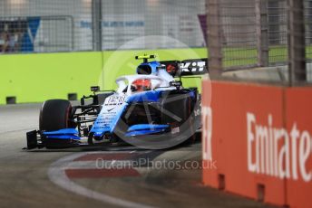 World © Octane Photographic Ltd. Formula 1 – Singapore GP - Qualifying. ROKiT Williams Racing FW42 – Robert Kubica. Marina Bay Street Circuit, Singapore. Saturday 21st September 2019.