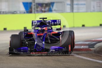 World © Octane Photographic Ltd. Formula 1 – Singapore GP - Qualifying. Scuderia Toro Rosso STR14 – Daniil Kvyat. Marina Bay Street Circuit, Singapore. Saturday 21st September 2019.