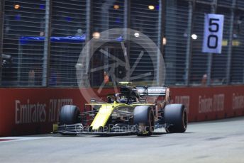 World © Octane Photographic Ltd. Formula 1 – Singapore GP - Qualifying. Renault Sport F1 Team RS19 – Nico Hulkenberg. Marina Bay Street Circuit, Singapore. Saturday 21st September 2019.