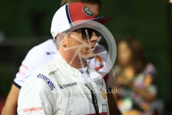 World © Octane Photographic Ltd. Formula 1 – Singapore GP - Qualifying. Alfa Romeo Racing C38 – Kimi Raikkonen. Marina Bay Street Circuit, Singapore. Saturday 21st September 2019.