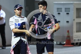 World © Octane Photographic Ltd. Formula 1 – Singapore GP - Qualifying. SportPesa Racing Point RP19 - Sergio Perez. Marina Bay Street Circuit, Singapore. Saturday 21st September 2019.