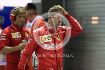 World © Octane Photographic Ltd. Formula 1 – Singapore GP - Qualifying. Scuderia Ferrari SF90 – Sebastian Vettel. Marina Bay Street Circuit, Singapore. Saturday 21st September 2019.