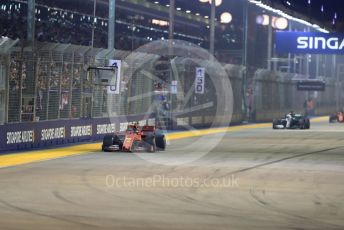 World © Octane Photographic Ltd. Formula 1 – Singapore GP - Race. Scuderia Ferrari SF90 – Charles Leclerc. Marina Bay Street Circuit, Singapore. Sunday 22nd September 2019.