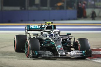 World © Octane Photographic Ltd. Formula 1 – Singapore GP - Race. Mercedes AMG Petronas Motorsport AMG F1 W10 EQ Power+ - Valtteri Bottas. Marina Bay Street Circuit, Singapore. Sunday 22nd September 2019.