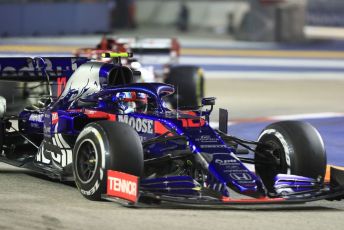 World © Octane Photographic Ltd. Formula 1 – Singapore GP - Race. Scuderia Toro Rosso - Pierre Gasly. Marina Bay Street Circuit, Singapore. Sunday 22nd September 2019.