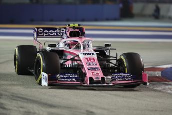 World © Octane Photographic Ltd. Formula 1 – Singapore GP - Race. SportPesa Racing Point RP19 – Lance Stroll. Marina Bay Street Circuit, Singapore. Sunday 22nd September 2019.