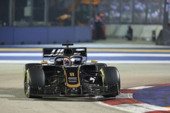 World © Octane Photographic Ltd. Formula 1 – Singapore GP - Race. Haas F1 Team VF19 – Romain Grosjean. Marina Bay Street Circuit, Singapore. Sunday 22nd September 2019.