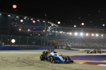 World © Octane Photographic Ltd. Formula 1 – Singapore GP - Race. ROKiT Williams Racing FW42 – Robert Kubica. Marina Bay Street Circuit, Singapore. Sunday 22nd September 2019.