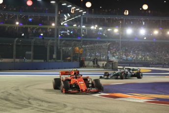 World © Octane Photographic Ltd. Formula 1 – Singapore GP - Race. Scuderia Ferrari SF90 – Charles Leclerc. Marina Bay Street Circuit, Singapore. Sunday 22nd September 2019.