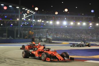 World © Octane Photographic Ltd. Formula 1 – Singapore GP - Race. Scuderia Ferrari SF90 – Sebastian Vettel. Marina Bay Street Circuit, Singapore. Sunday 22nd September 2019.