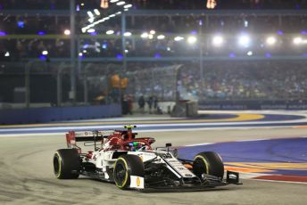 World © Octane Photographic Ltd. Formula 1 – Singapore GP - Race. Alfa Romeo Racing C38 – Antonio Giovinazzi. Marina Bay Street Circuit, Singapore. Sunday 22nd September 2019.