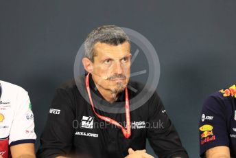 World © Octane Photographic Ltd. Formula 1 - Singapore GP – Friday FIA Team Press Conference. Guenther Steiner - Team Principal of Haas F1 Team. Marina Bay Street Circuit, Singapore. Friday 20th September 2019.