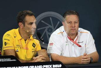 World © Octane Photographic Ltd. Formula 1 - Singapore GP – Friday FIA Team Press Conference. Cyril Abiteboul - Managing Director of Renault Sport Racing Formula 1 Team. Marina Bay Street Circuit, Singapore. Friday 20th September 2019.