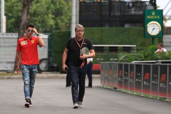 World © Octane Photographic Ltd. Formula 1 – Singapore GP - Paddock. Scuderia Ferrari SF90 – Charles Leclerc. Marina Bay Street Circuit, Singapore. Friday 20th September 2019.