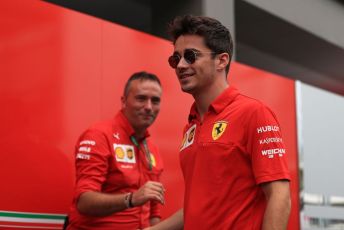 World © Octane Photographic Ltd. Formula 1 – Singapore GP - Paddock. Scuderia Ferrari SF90 – Charles Leclerc. Marina Bay Street Circuit, Singapore. Friday 20th September 2019.