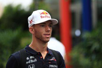 World © Octane Photographic Ltd. Formula 1 – Singapore GP - Paddock. Scuderia Toro Rosso - Pierre Gasly. Marina Bay Street Circuit, Singapore. Friday 20th September 2019.