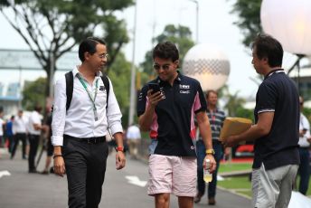 World © Octane Photographic Ltd. Formula 1 – Singapore GP - Paddock. SportPesa Racing Point RP19 - Sergio Perez. Marina Bay Street Circuit, Singapore. Friday 20th September 2019.