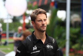 World © Octane Photographic Ltd. Formula 1 – Singapore GP - Paddock. Haas F1 Team VF19 – Romain Grosjean. Marina Bay Street Circuit, Singapore. Friday 20th September 2019.