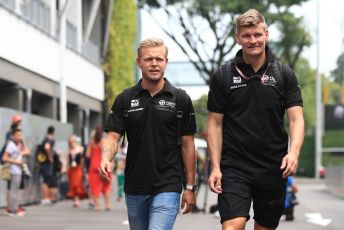 World © Octane Photographic Ltd. Formula 1 – Singapore GP - Paddock. Haas F1 Team VF19 – Kevin Magnussen. Marina Bay Street Circuit, Singapore. Friday 20th September 2019.