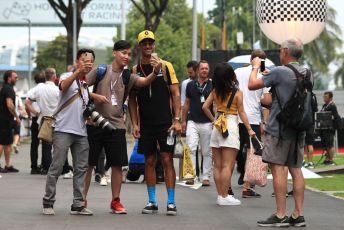 World © Octane Photographic Ltd. Formula 1 – Singapore GP - Paddock. Renault Sport F1 Team RS19 – Daniel Ricciardo. Marina Bay Street Circuit, Singapore. Friday 20th September 2019.